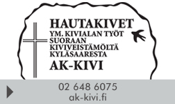 Kiviveistämö ja Insinööritoimisto AK-Kivi - AK-Talo logo